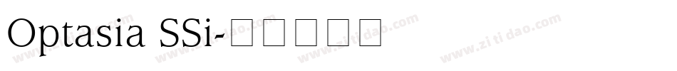 Optasia SSi字体转换